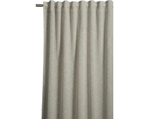 Látkový záves so skladaným zavesením na záclonovej tyči