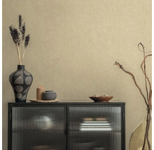 Dekoratívne usporiadanie na čiernej skrinke s presklenou prednou stranou