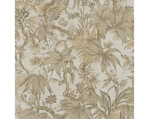 Vliesová tapeta History of Art 790474 Natur béžová sivá 10,05 x 0,53 m Tapeta s rastlinným motívom