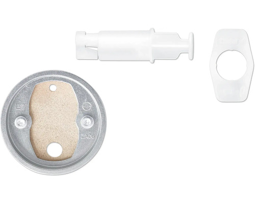 Samostatný držiak, hmoždinka a kryt