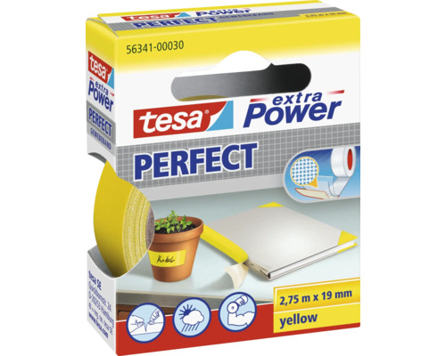 Tesa Extra Power Perfect textilná páska, 2,75 m x 19 mm