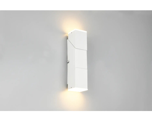 Biele nástenné svietidlo na vnútorné použitie