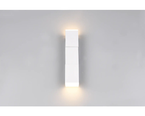 Biele nástenné svietidlo so svetelnými efektmi