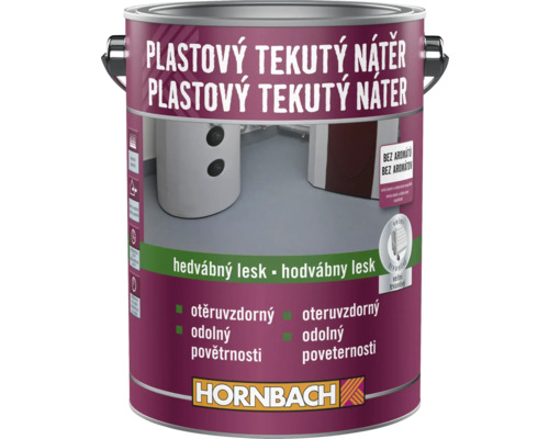 Plastový tekutý náter v plechovke