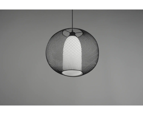 Závesné svietidlo s kovovým drôteným tienidlom