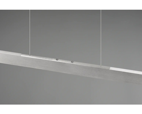 Závesná lampa s lineárnym dizajnom a závesnými lankami