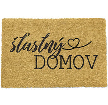Rohožka s nápisom 'Šťastný Domov'