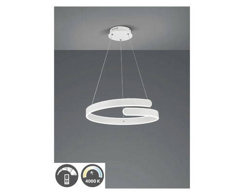 Moderné LED závesné svietidlo s kruhovým dizajnom a nastaviteľným jasom