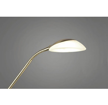 Stolná lampa s flexibilným ramenom a tienidlom