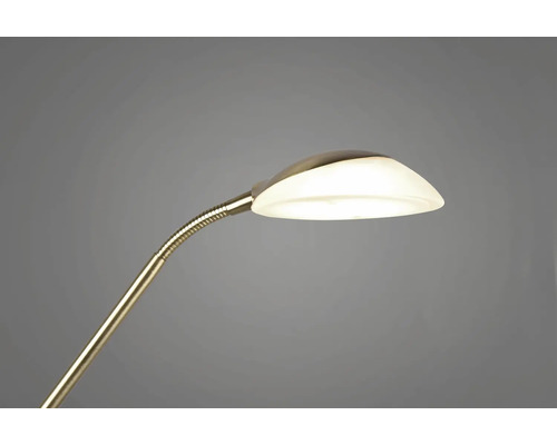 Stolná lampa s flexibilným ramenom a tienidlom