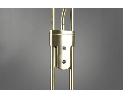 Detail stojacej lampy s kovovými prvkami