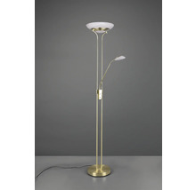 Stojacia lampa s lampou na čítanie a stropným svietidlom