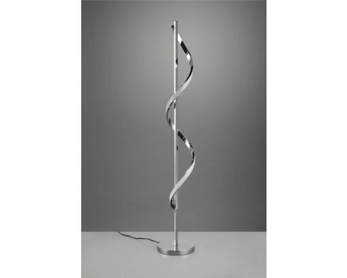 Stojacia lampa so špirálovým dizajnom z kovu