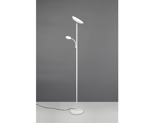 Stojacia lampa s ramenom na čítanie