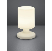 Stolná lampa s valcovým tienidlom a okrúhlou základňou