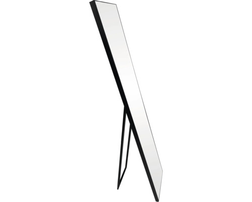 Stojacie zrkadlo s čiernym rámom