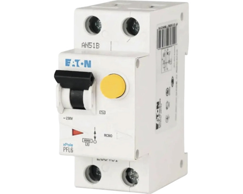 Prúdový chránič EATON kombi TYP A 1P 16A 6kA 30mA Prúdový chránič Eaton