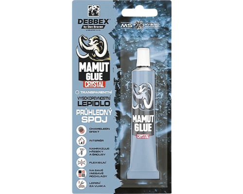 Lepidlo DEN BRAVEN Mamut Glue Crystal 25 ml priehľadné Debbex Mamut Glue Crystal tuba s lepidlom