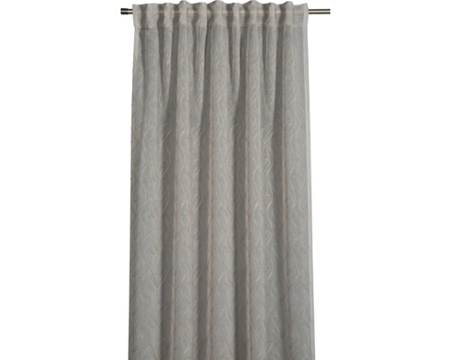 Záclona s kvetinovým vzorom