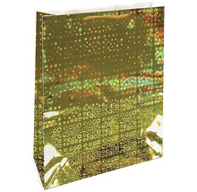 Darčeková taška so vzorom hviezd a držadlami