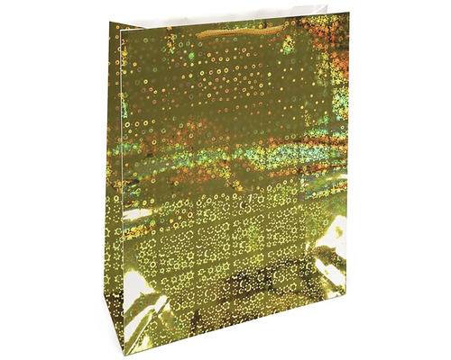 Darčeková taška so vzorom hviezd a držadlami