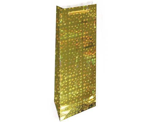 Darčeková taška s bodkovaným a hviezdnym vzorom