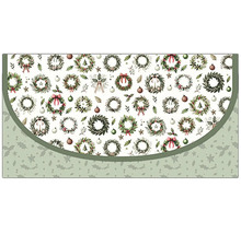 Podložka pod vianočný stromček so vzorom venca