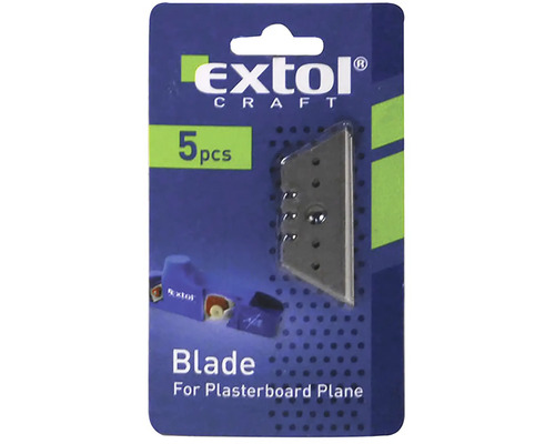 Extol Craft náhradné nože pre hoblík na sadrokartón, 5 kusov