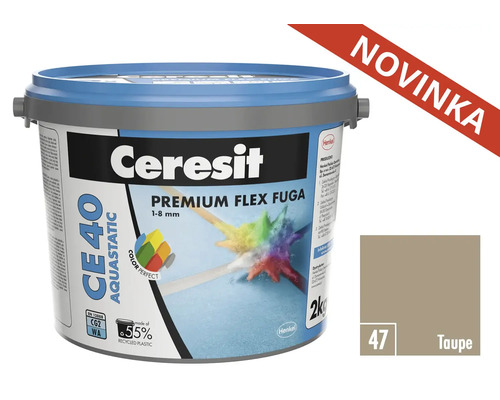 Ceresit CE 40 Aquastatic Premium Flex Fuga, odtieň Taupe