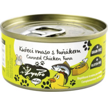 Konzerva pre mačky Lyotro s kuracím mäsom a tuniakom