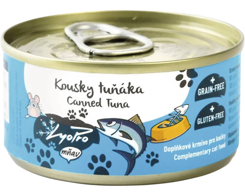 Konzerva s tuniakom pre mačky
