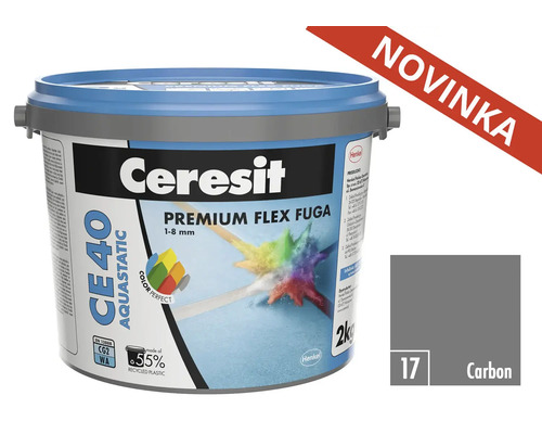 Ceresit CE 40 Aquastatic Premium Flex škárovacia hmota vo vedre