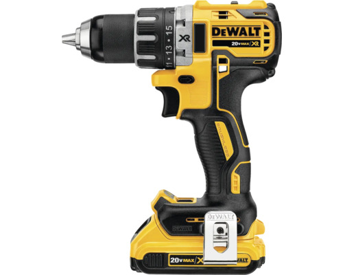 Aku bezuhlíková kombo sada DeWalt 18V 2x5,0 Ah XR DeWALT DCK327P2T, vŕtačka DCD791 a brúska 125mm DCG405 a kombi kladivo DCH263 Akumulátorový skrutkovač od spoločnosti DeWalt