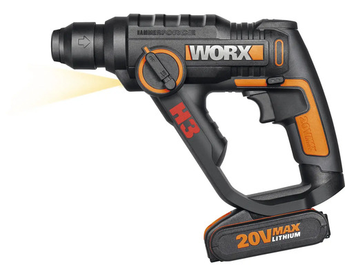 Akumulátorové vŕtacie kladivo značky WORX
