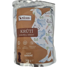 Krmivo pre psov Mixano s moriakom, hruškou a mrkvou v 300 gramovom balení