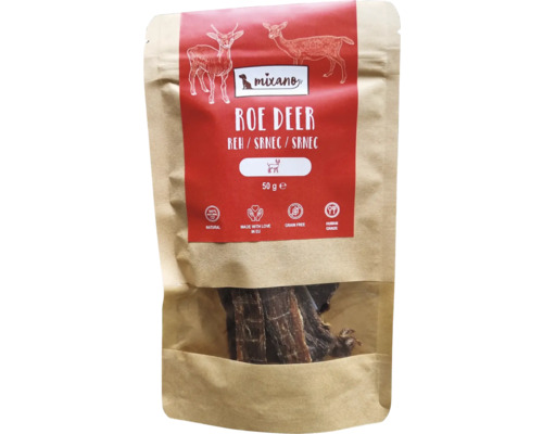 Mixano srnčí maškrta pre psov, balenie 50 gramov