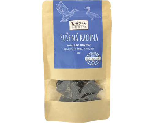 Pamlsky pre psy Mixáno sušená kačica, 50 gramov
