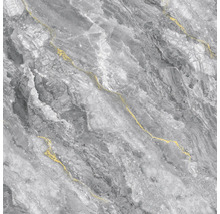 Sivá mramorová dlaždica so zlatými akcentmi