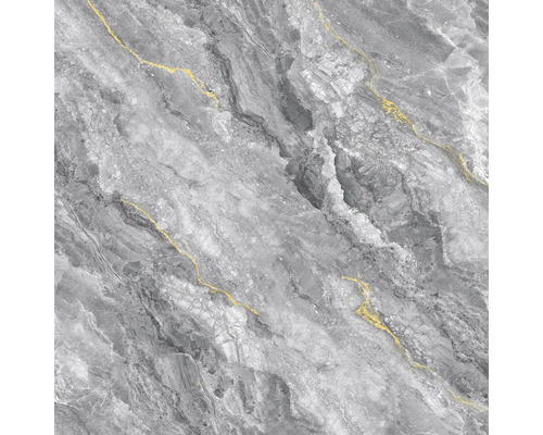 Sivá mramorová dlaždica so zlatými žilami