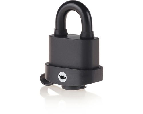 Čierny visiaci zámok Yale