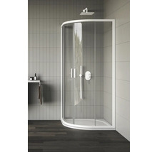 Sprchovací kút s rohovým vstupom v kúpeľni