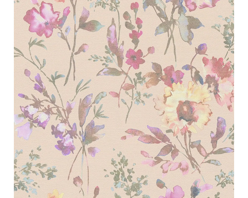 Kvetinová tapeta s kvetinovým vzorom