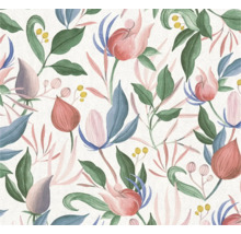 Kvetinová tapeta s kvetinovým vzorom