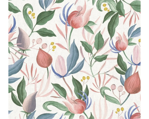 Kvetinová tapeta s kvetinovým vzorom