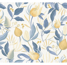 Kvetinová tapeta s kvetmi a listami