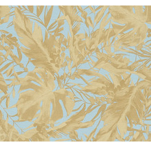 Tapeta so vzorom listov na svetlom pozadí