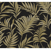 Tapeta s dizajnom listov na tmavom pozadí