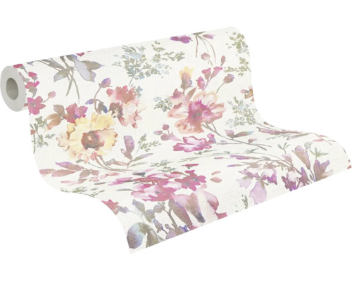 Rola tapety s kvetinovým vzorom