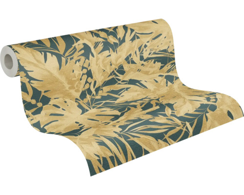 Rolka tapety s listovým vzorom