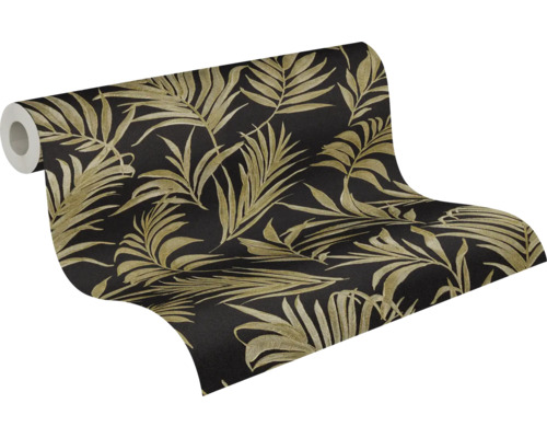 Rolka tapety s listovým vzorom